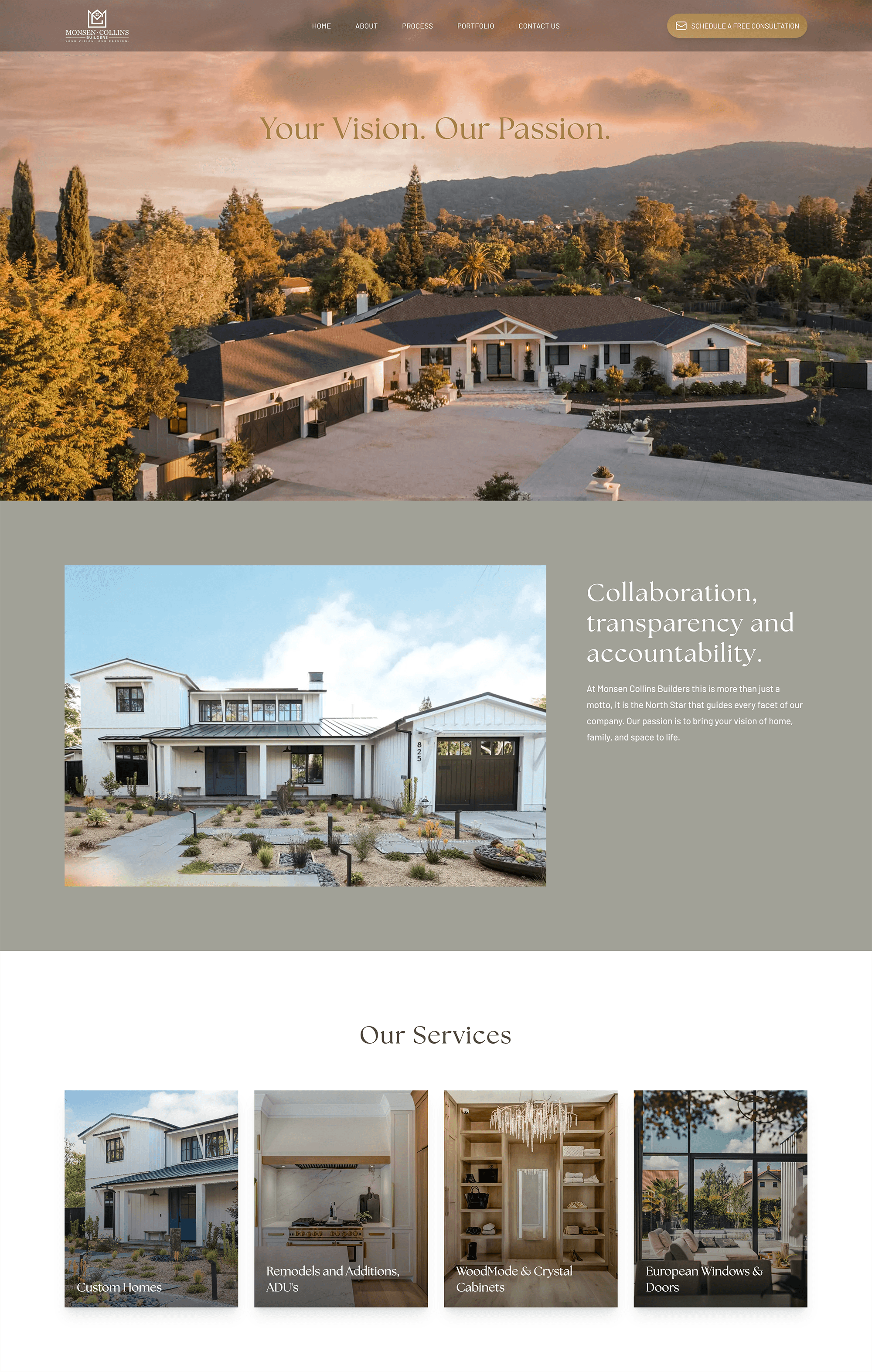 Website Design for ADU Builder - ADU For You